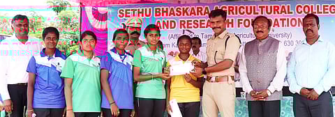 வேளாண்மைக் கல்லூரியில் விளையாட்டு விழா