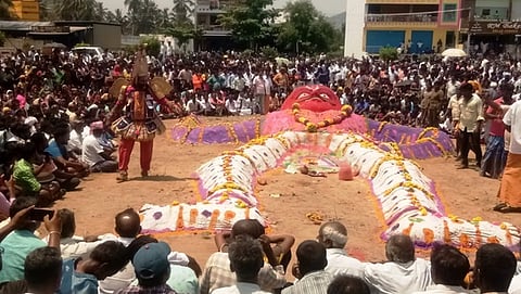 வெலகல்நத்தம் கிராமத்தில் துரியோதனன் படுகளம்
