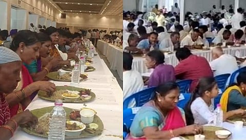 ஓட்டுப்போட்டதற்காக கறி விருந்து கொடுத்த முக்கிய கட்சியின் அமைச்சர்