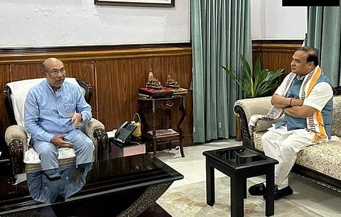 மணிப்பூர் கலவரம்: 2 மாநில முதல்வர்கள் ஆலோசனை