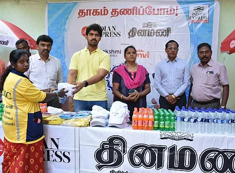 கோவையில் தினமணி நாளிதழ் சார்பில் தாகம் தணிப்போம் நிகழ்ச்சி!