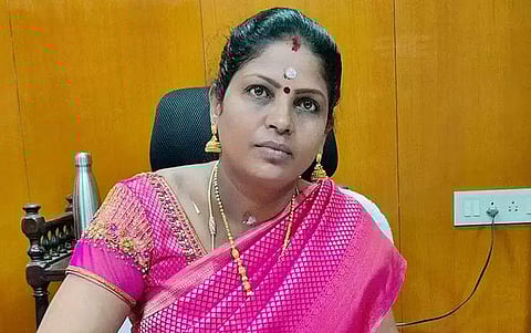 திண்டுக்கல் மாநகராட்சி ஆணையர் மகேஸ்வரி