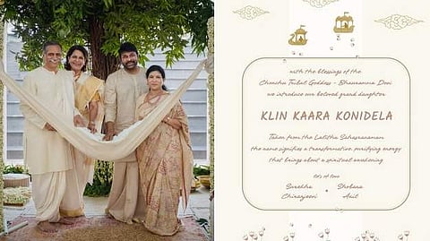 நடிகர் ராம் சரணின் குழந்தை பெயர் இதுதானா?