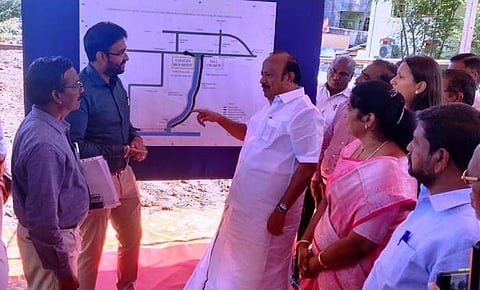 சிதம்பரம் நகரில் ரூ.40 கோடி செலவில் மாற்றுப்பாதை: அமைச்சர் எம்.ஆர்.கே.பன்னீர்செல்வம் தகவல்