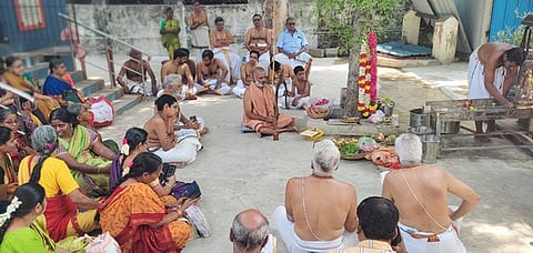 வாலாஜாபேட்டை சங்கர மடத்தில், நடைபெற்ற மகா பெரியவா் 129- ஆவது ஜெயந்தி விழா.