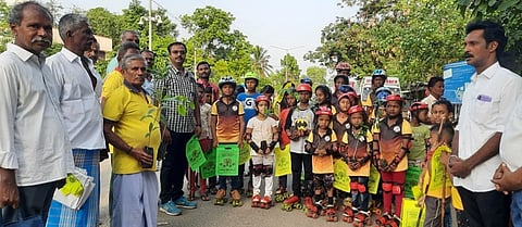 உலக சுற்றுச்சூழல் தினத்தை முன்னிட்டு ஸ்கேட்டிங் பேரணி