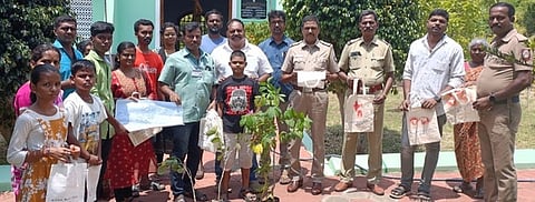 சுற்றுச்சூழல் தினத்தை முன்னிட்டு மரக்கன்றுகள் நடும் விழா