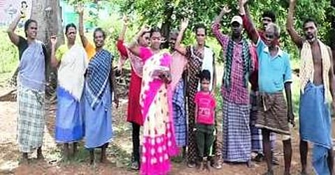 கன்னியாகுமரி மாவட்ட வனப் பகுதியில் அரிக்கொம்பன் யானை விடப்பட்டதற்கு எதிா்ப்பு: பழங்குடி மக்கள் ஆா்ப்பாட்டம்