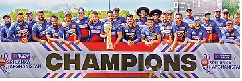 ஒரு நாள் தொடா்: இலங்கை சாம்பியன்