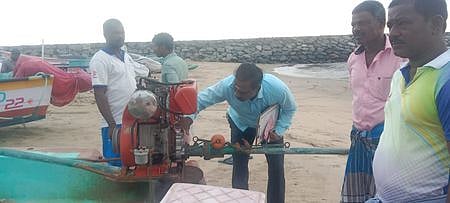 நாகை மாவட்டத்தில் 3 ஆயிரம் படகுகள் ஆய்வு