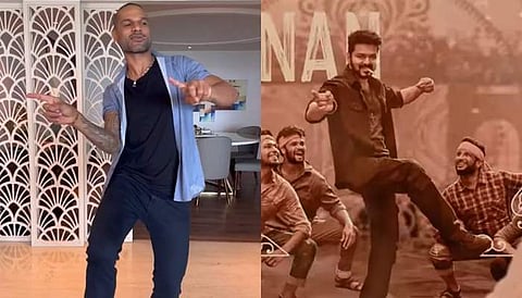 நா ரெடி பாடலுக்கு நடனமாடிய ஷிகர் தவான்: வைரல் விடியோ!