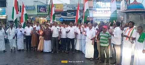 மணிப்பூா் சம்பவத்தைக் கண்டித்து ஆா்ப்பாட்டம்