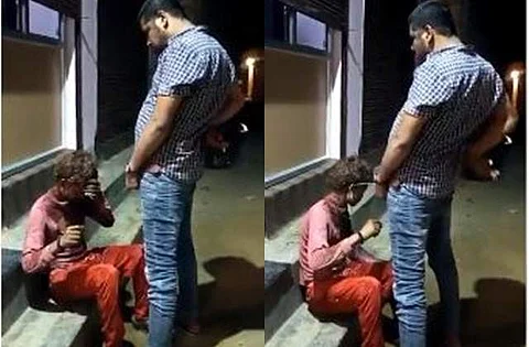 பழங்குடியைச் சேர்ந்தவர் முகத்தில் சிறுநீர் கழித்த பாஜக பிரமுகர் கைது!