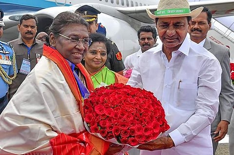 ஹைதராபாத்தில் முர்மு: அல்லூரி சீதாராம ராஜுவின் பிறந்தநாள் விழாவில் பங்கேற்பு!