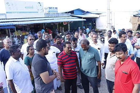 நாகா்கோவில் ரூ.55 கோடியில்புதிய பேருந்து நிலையம்: மேயா் ஆய்வு