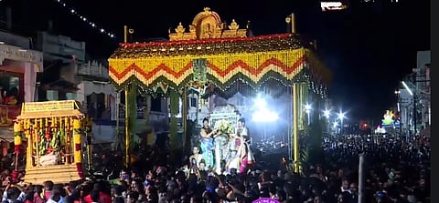 சங்கரன்கோவிலில் ஆடித் தவசு இரவு காட்சி