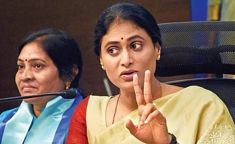 ஆந்திர மாநில காங்கிரஸ் கட்சியின் புதிய தலைவரானார் ஒய்.எஸ்.ஷா்மிளா