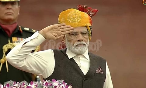 உலகத்தையே இந்தியாதான் வழிநடத்துகிறது: பிரதமர் மோடியின் சுதந்திர நாள் உரை