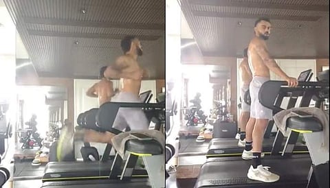 தீவிர உடற்பயிற்சியில் விராட் கோலி: வைரல் விடியோ!