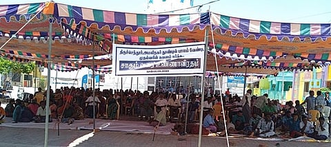 அமலிநகா் மீனவா்கள் சாகும் வரை உண்ணாவிரதம்