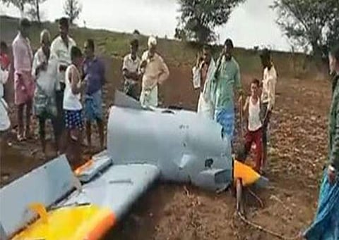 கர்நாடகத்தில் டிஆர்டிஓ ஆளில்லா விமானம் கீழே விழுந்து விபத்து!