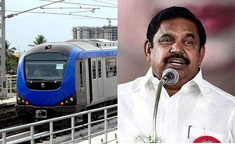 ஜெயலலிதா பெயர் இருட்டடிப்பு: சென்னை மெட்ரோ நிர்வாகத்துக்கு இபிஎஸ் கண்டனம்