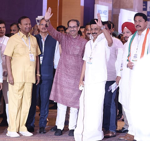 இந்தியா கூட்டணியில் முதல்வர் மு.க.ஸ்டாலின்: புகைப்படங்கள்