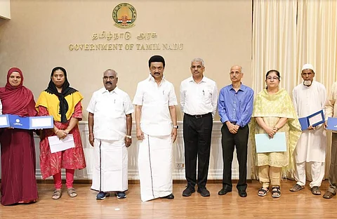 ஹஜ் மானியத் தொகை வழங்கினார் முதல்வர் ஸ்டாலின்