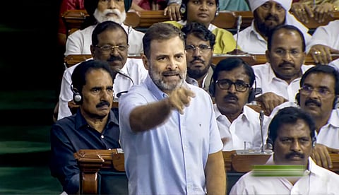 மக்களவையில் ராகுல் காந்தி உரை