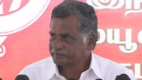இந்தியக் கம்யூனிஸ்ட் கட்சி தமிழ் மாநிலச் செயலாளர் இரா.முத்தரசன்