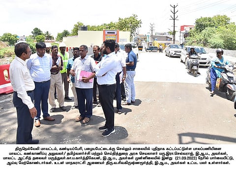 நெல்லை மாவட்டத்தில் கண்காணிப்பு அலுவலா் ஆய்வு