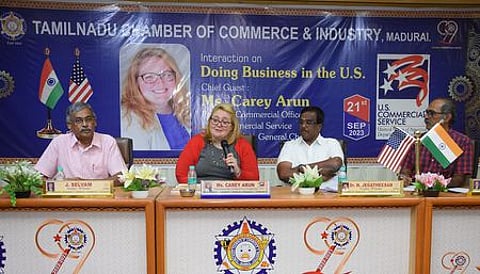 அமெரிக்காவுடன் தொழில் வணிகம் கலந்தாய்வுக் கூட்டம்