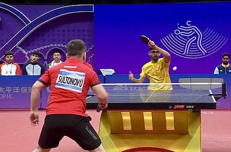 டேபிள் டென்னிஸ்: ப்ரீ குவாா்ட்டரில் இந்திய அணிகள்