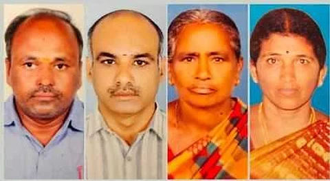 பல்லடம் அருகே பரபரப்பு... 2 பெண்கள் உள்பட 4 பேர் வெட்டிக் கொலை