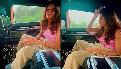 நா ரெடி பாடலுக்கு உற்சாக நடனமாடிய நடிகை அதிதி ஷங்கர்! (விடியோ)