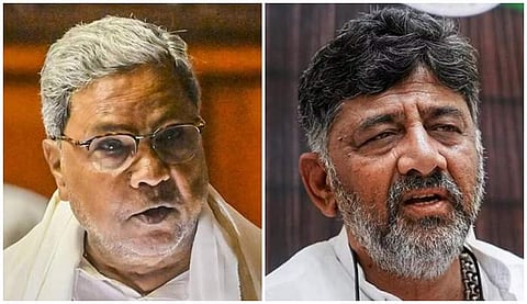 கா்நாடக முதல்வா் சித்தராமையா, துணை முதல்வா் டி.கே.சிவகுமாா்