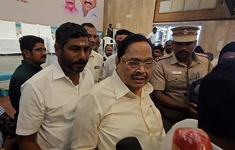 அமைச்சர் துரைமுருகன் பேட்டி