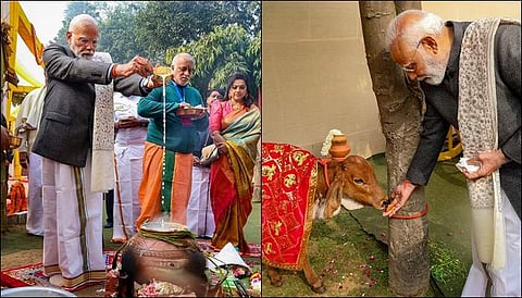 தேசிய உணா்வைப் பிரதிபலிக்கிறது பொங்கல் பண்டிகை! பிரதமா் நரேந்திர மோடி பெருமிதம்