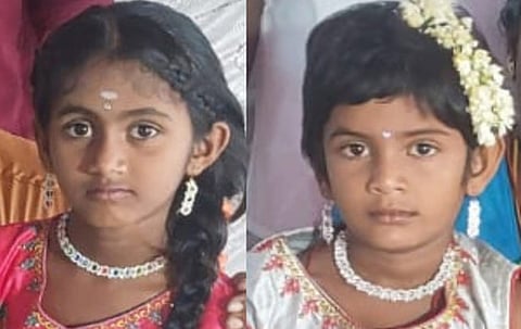 விபத்தில் உயிரிழந்த காா்த்திகா, பேரரசி.