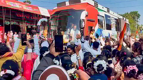 அருணாசலில் நுழைந்தது ராகுல் காந்தியின் நடைப்பயணம்