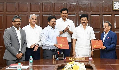 ரூ.1003 கோடி முதலீட்டில் உற்பத்தி தொழிற்சாலை: முதல்வர் முன்னிலையில் புரிந்துணர்வு ஒப்பந்தம்