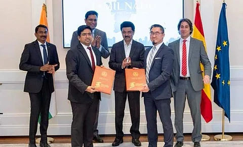 தமிழகத்தில் ரூ.2,500 கோடியில் சரக்கு முனையங்கள்: ஸ்பெயினில் முதல்வா் மு.க.ஸ்டாலின் முன்னிலையில் ஒப்பந்தம்