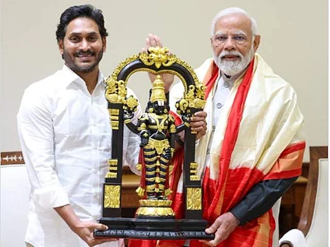 பிரதமர் மோடியுடன் ஆந்திர முதல்வர் சந்திப்பு!