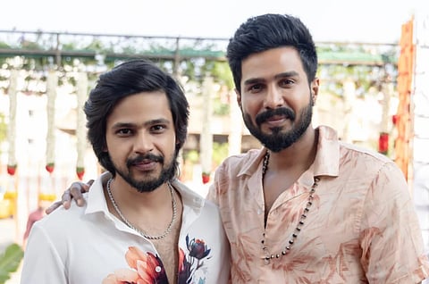 தன் தம்பி ருத்ராவுடன் நடிகர் விஷ்ணு விஷால்!