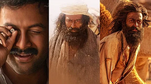கலங்கடிக்கும் வாழ்க்கைப் பதிவு.. ஆடு ஜீவிதம் - திரை விமர்சனம்!