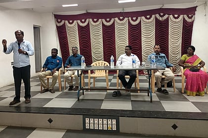 மின்வாரிய ஊழியா்களுக்கு 
சேம நல பாதுகாப்பு வகுப்பு