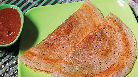 கம்பு - பருப்பு தோசை