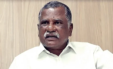 இந்தியக் கம்யூனிஸ்ட் கட்சியின் மாநிலச் செயலாளர் முத்தரசன் 