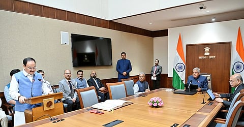 மாநிலங்களவை உறுப்பினராக பதவியேற்றார் ஜெ.பி. நட்டா