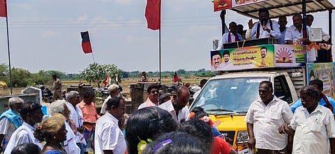 வந்தவாசி பகுதியில் திமுகவினா் வாக்கு சேகரிப்பு